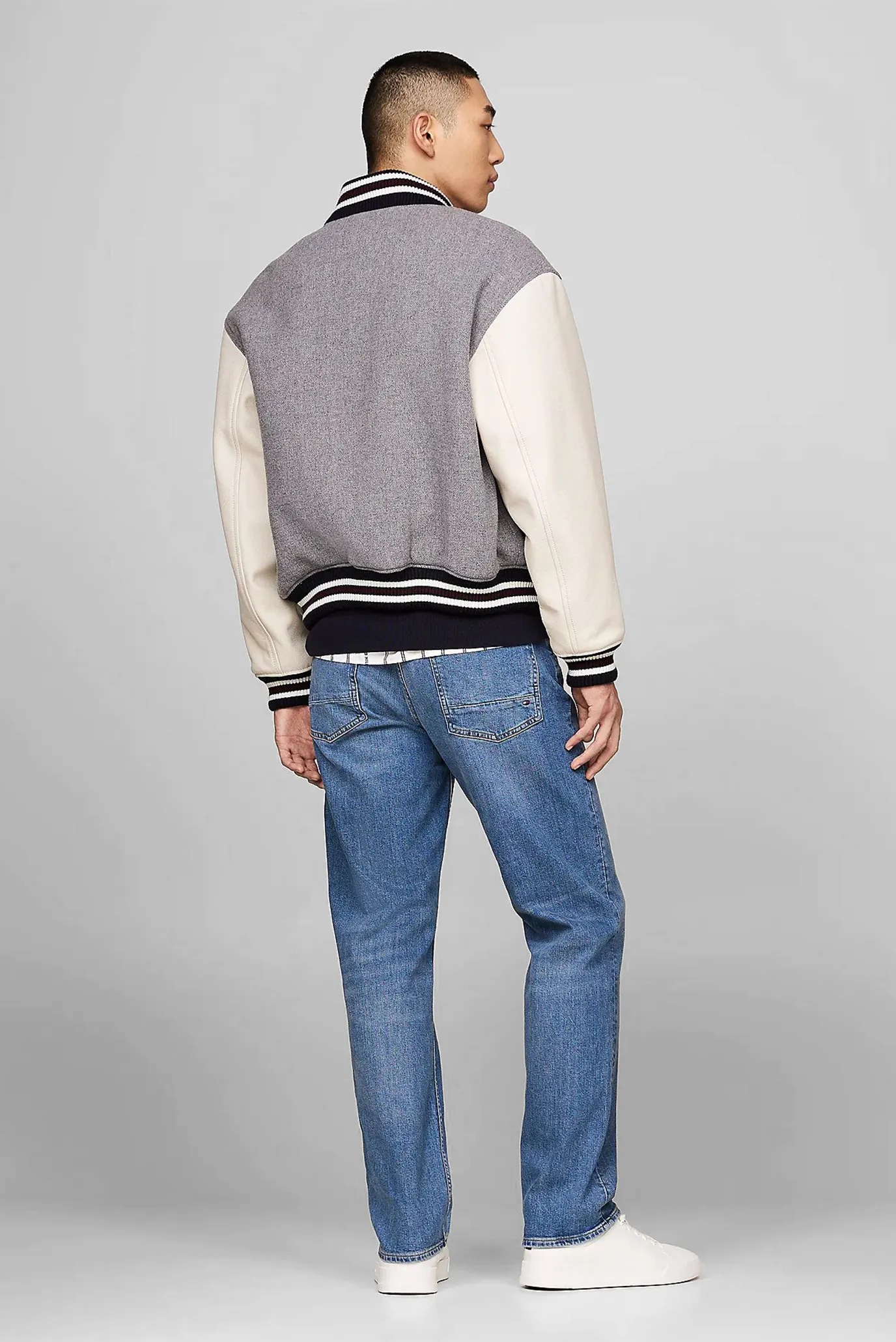 Yengil kurtka LEATHER VARSITY JACKET 3