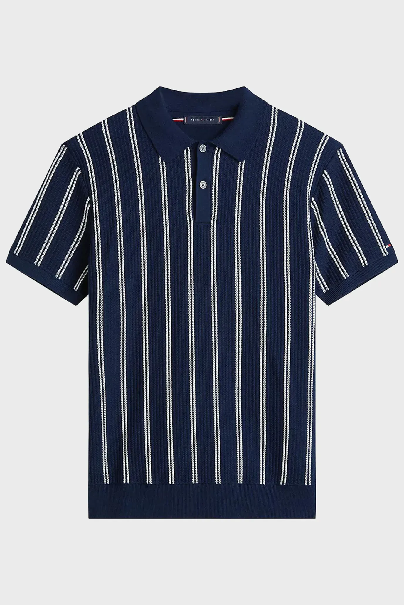 Свитер KNITTED VERTICAL STRIPE SS POLO 5