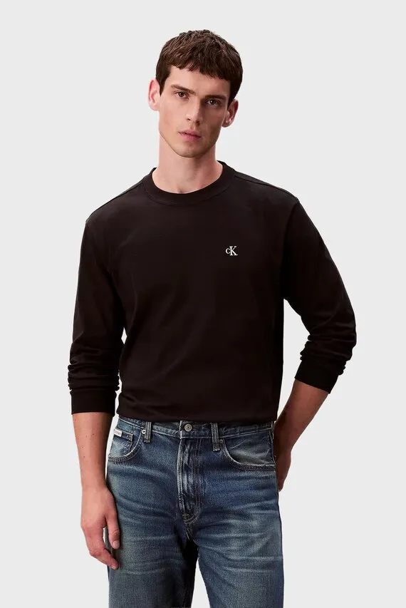 Uzun yengli futbolka LS EASY MONOGRAM TEE Calvin Klein Jeans