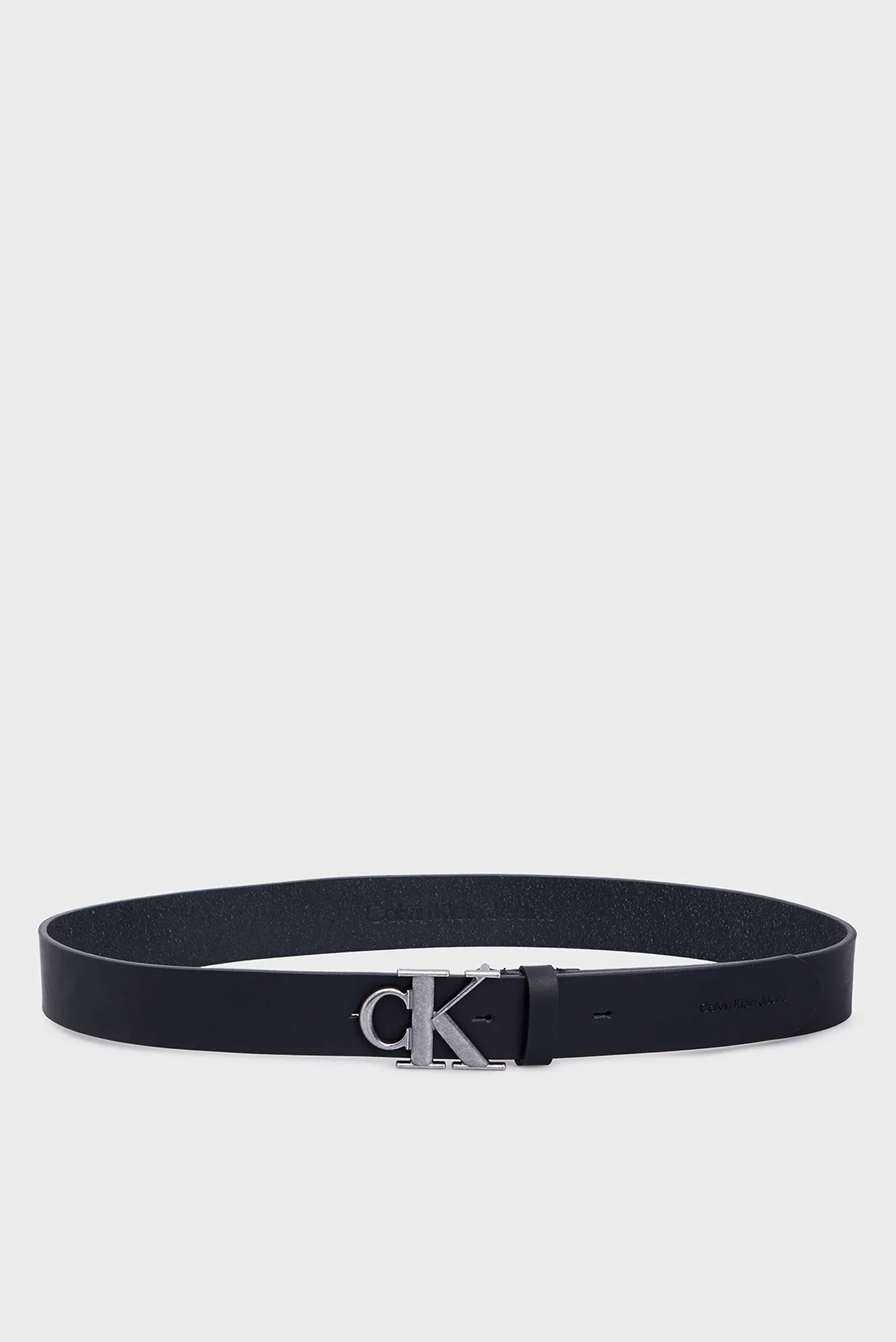 Kamar ROUND MONO PLAQUE LTHR BELT 40MM 1