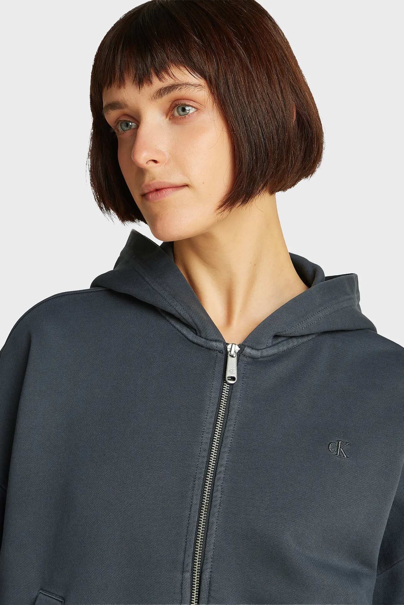 Реглан WASHED PUFF PRINT ZIP-THROUGH 4