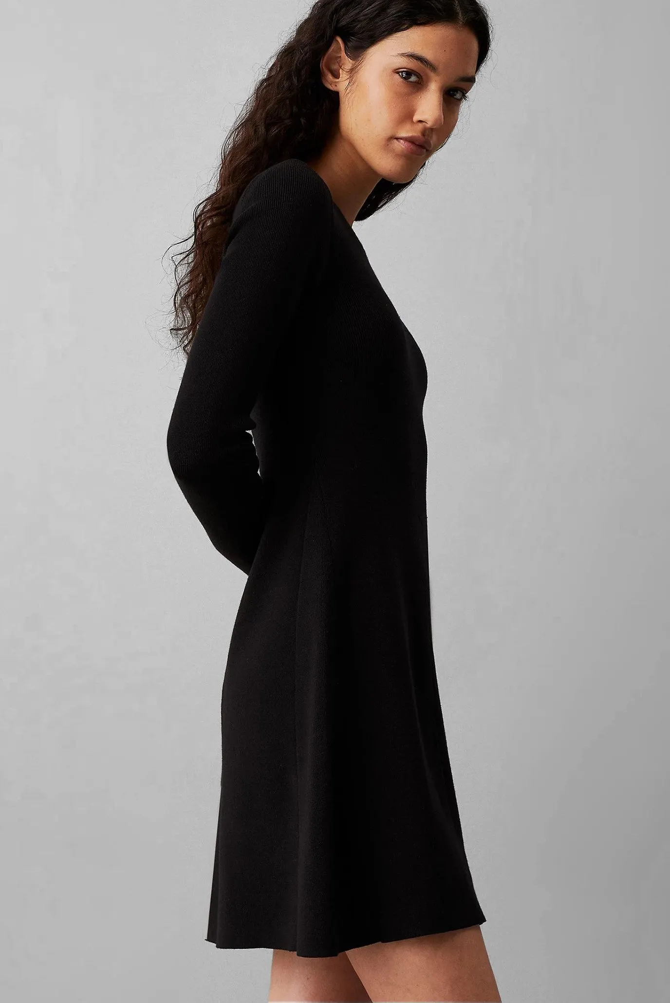 Платье CK INTARSIA SWEATER DRESS 3