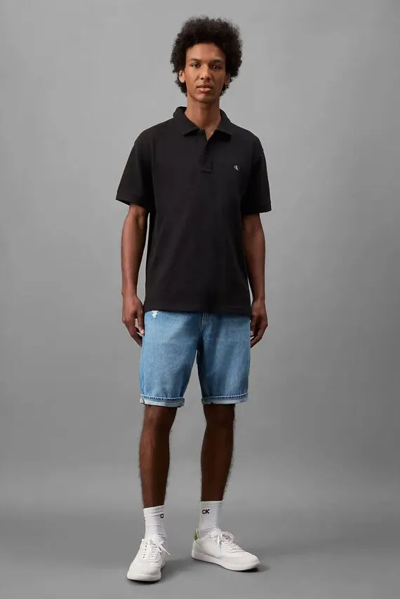 Поло WOVEN LABEL POLO Calvin Klein Jeans