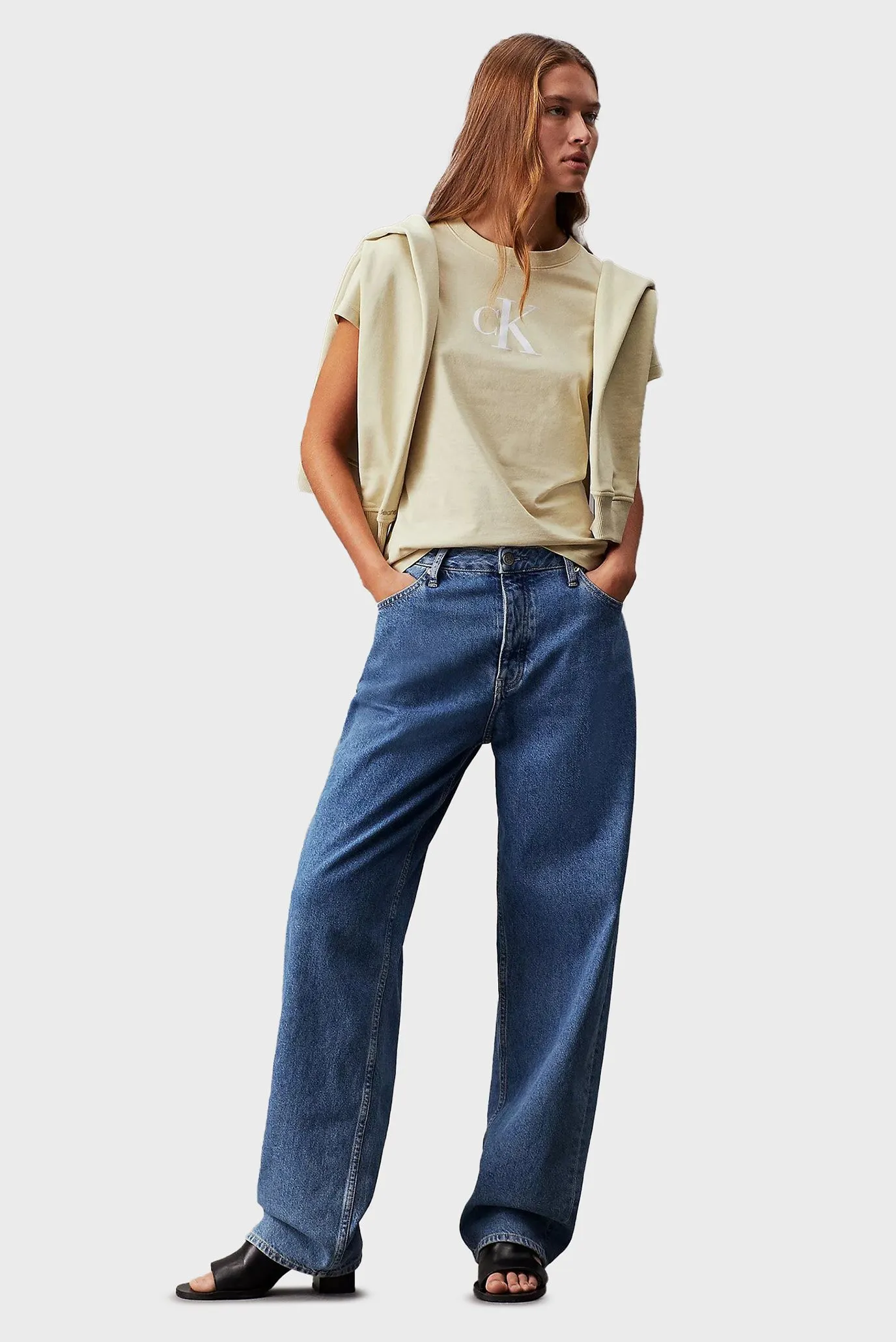 Futbolka SATIN CK SLIM TEE 3