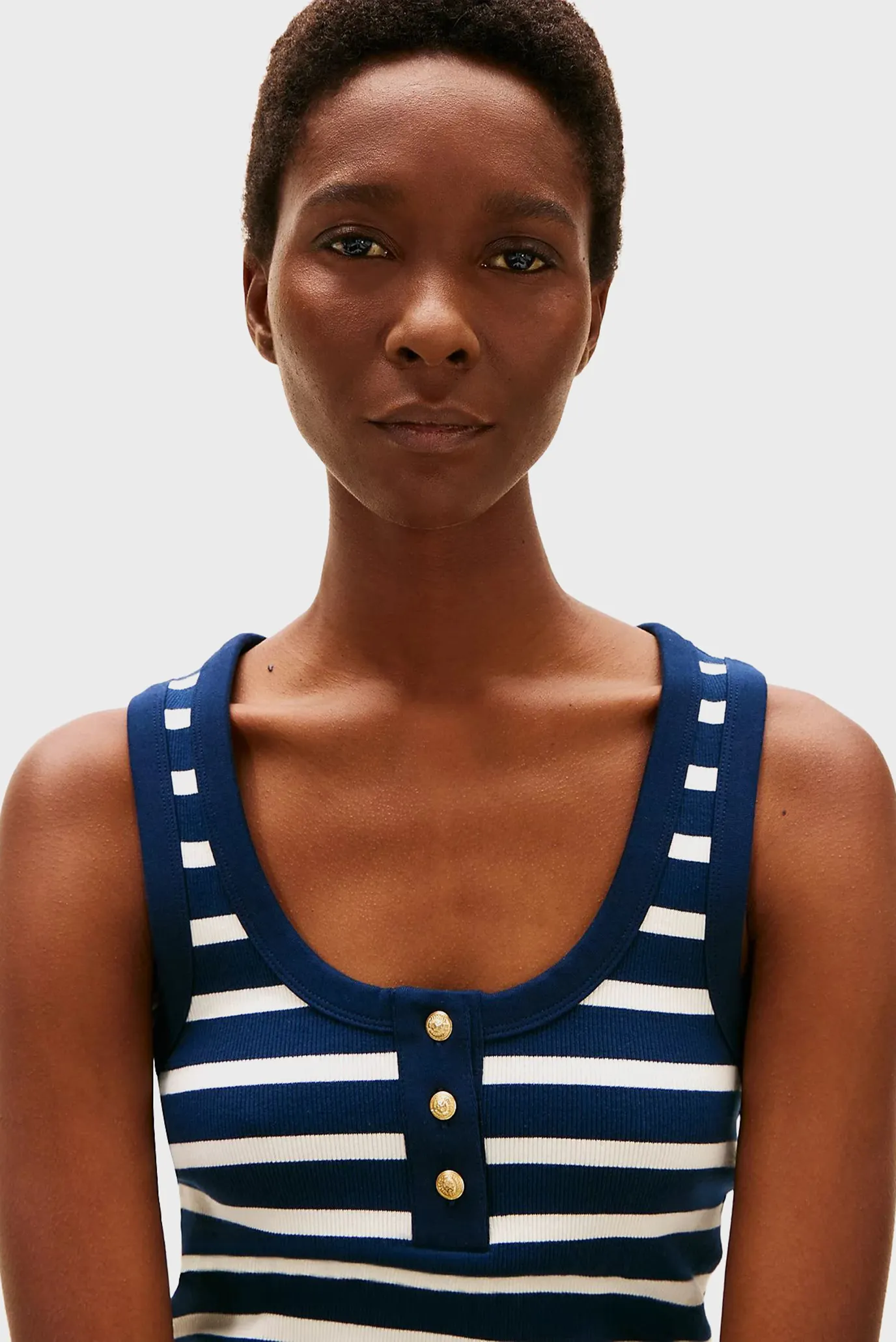 Top SLIM HENLEY GB SCOOP-NK TANK TOP 4