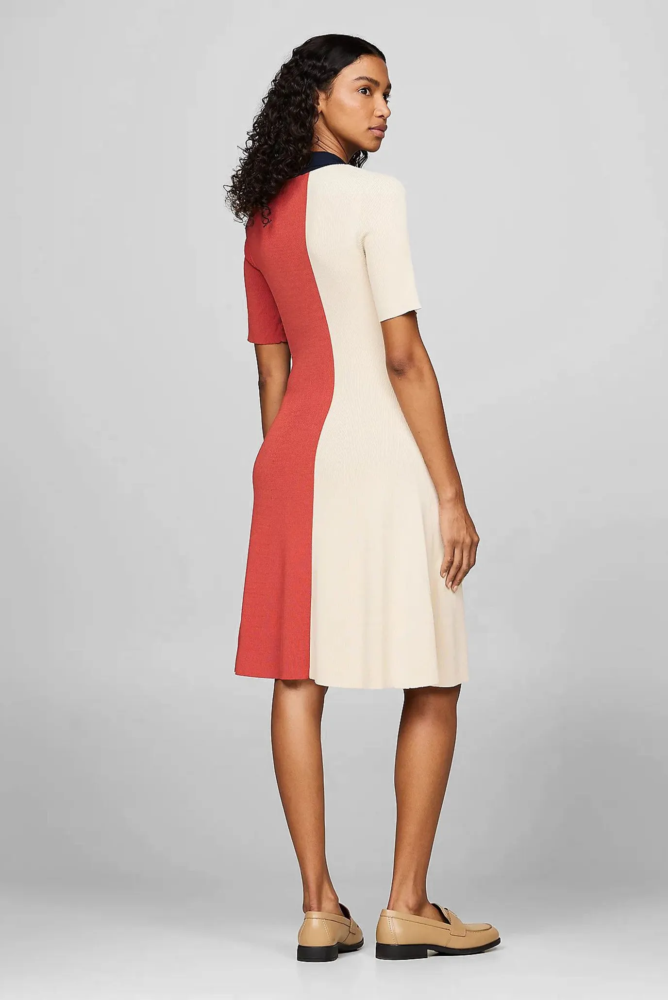 Koʻylak RIB STRIPES POLO SS SWT DRESS 2