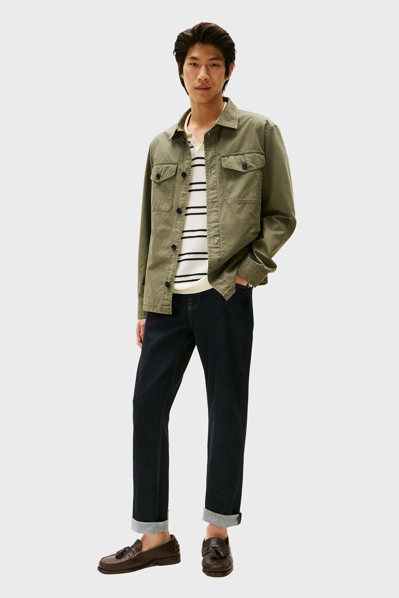 Куртка демисезонная COTTON TWILL SHIRT JACKET 2