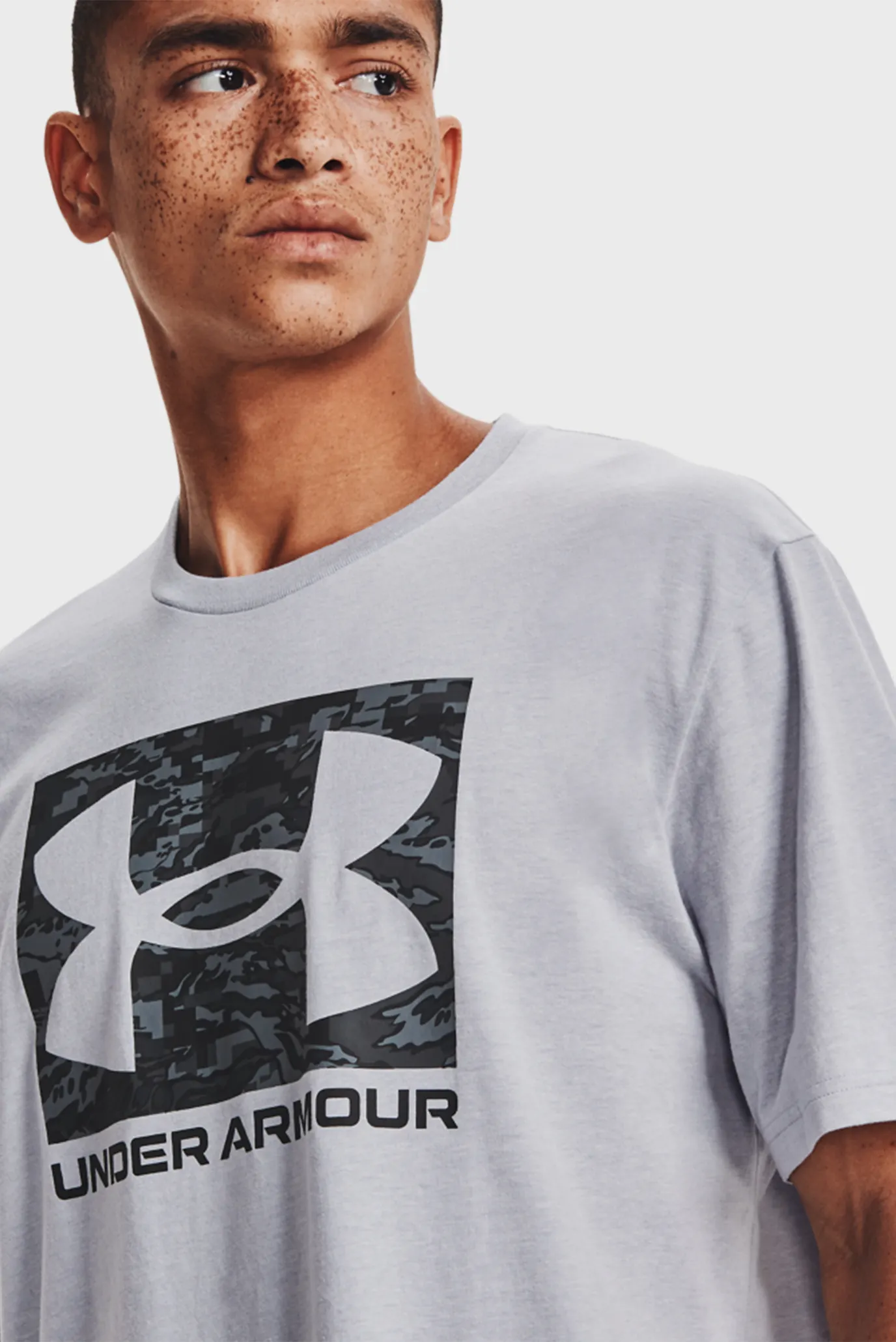 Футболка UA ABC CAMO BOXED LOGO SS-MIS 4