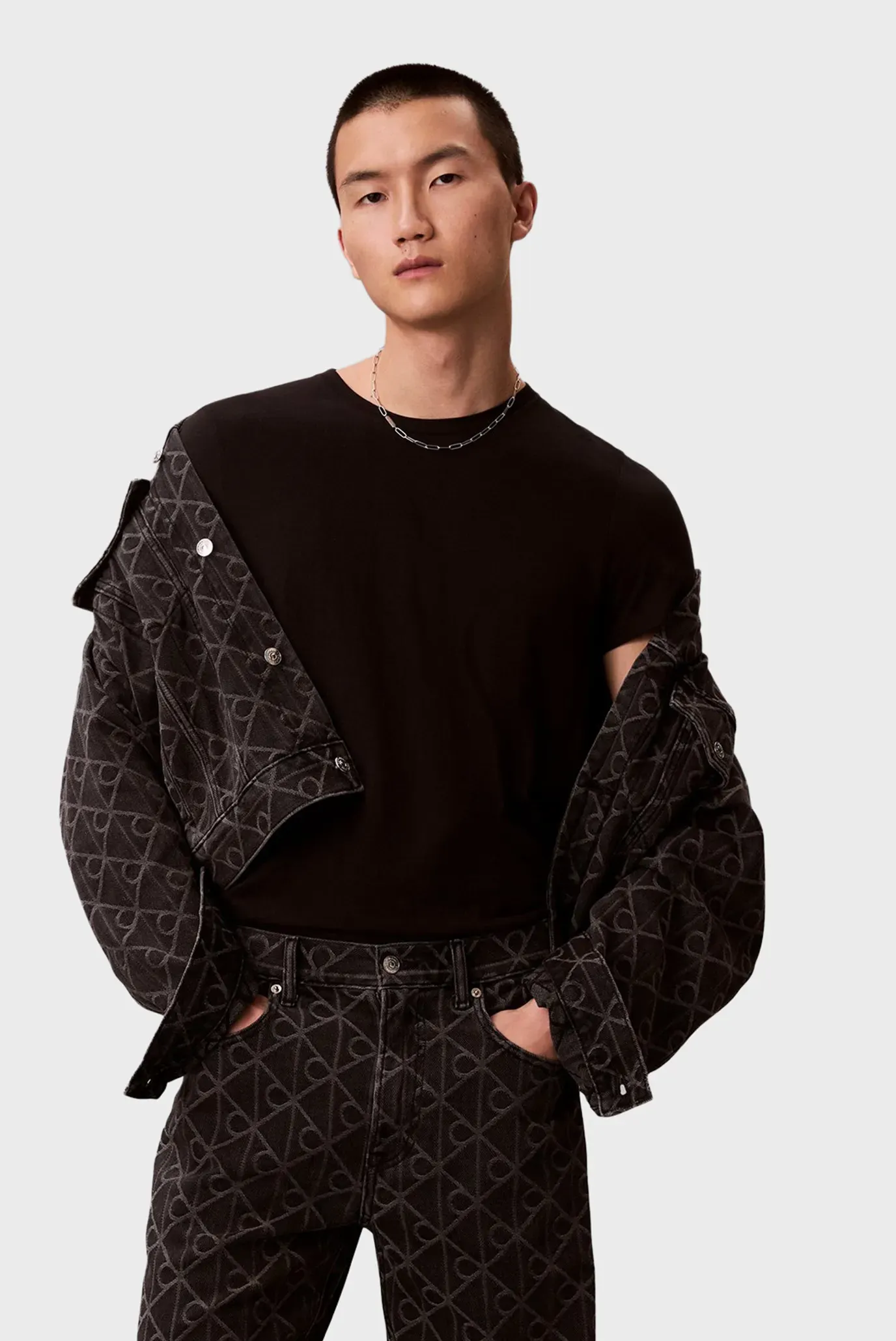 Куртка демисезонная/90S BLACK EMBLEM JACQUARD TRUCKE 1