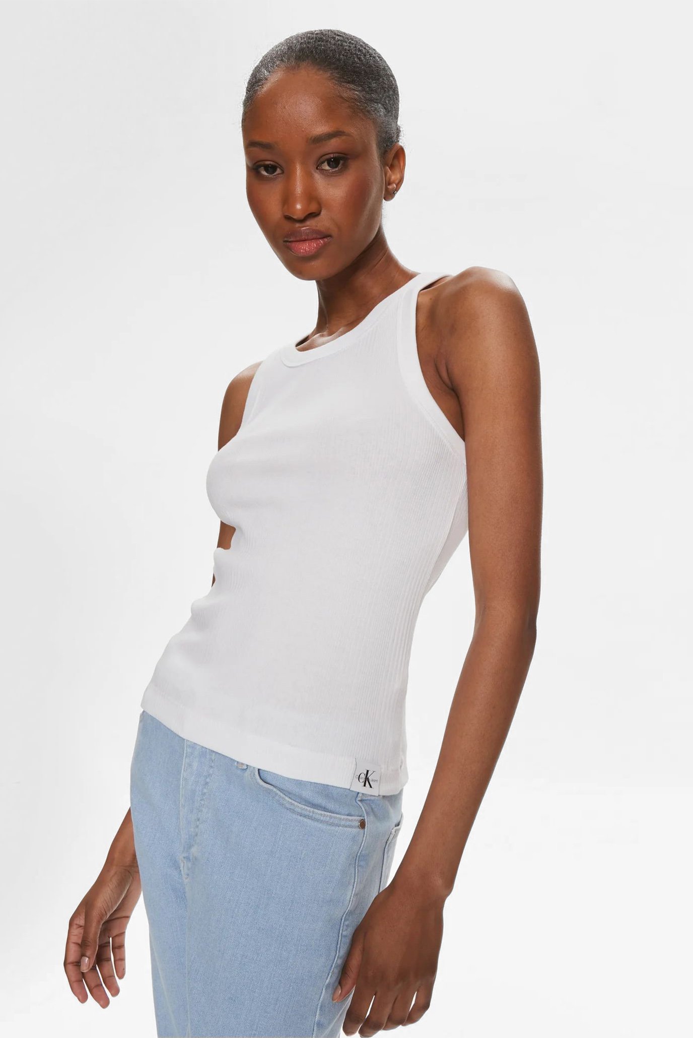 Майка VARIEGATED RIB WOVEN TAB TANK 1