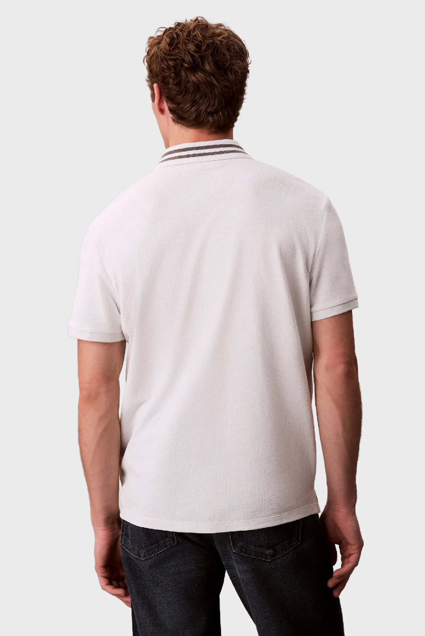 Polo SS MONOGRAM PIQUE TIPPED POLOCalvin Klein Jeans Polo SS MONOGRAM PIQUE TIPPED POLO 3