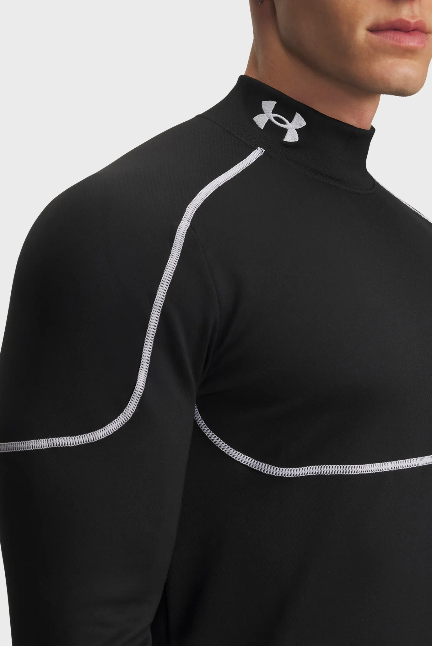 Uzun yengli futbolka Cold Weather Grid LS Mock 2