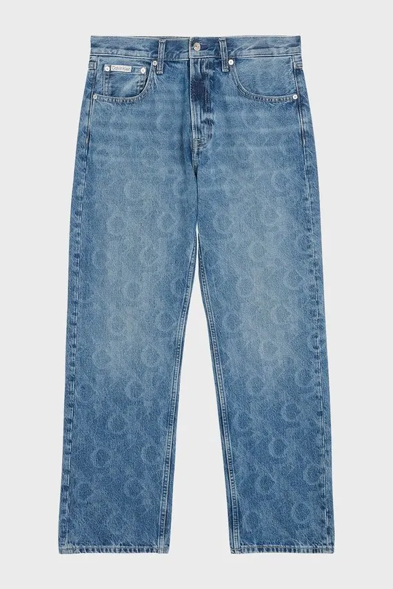 Jins shim 90S STRAIGHT BILLBOARD AOP JEAN Calvin Klein Jeans