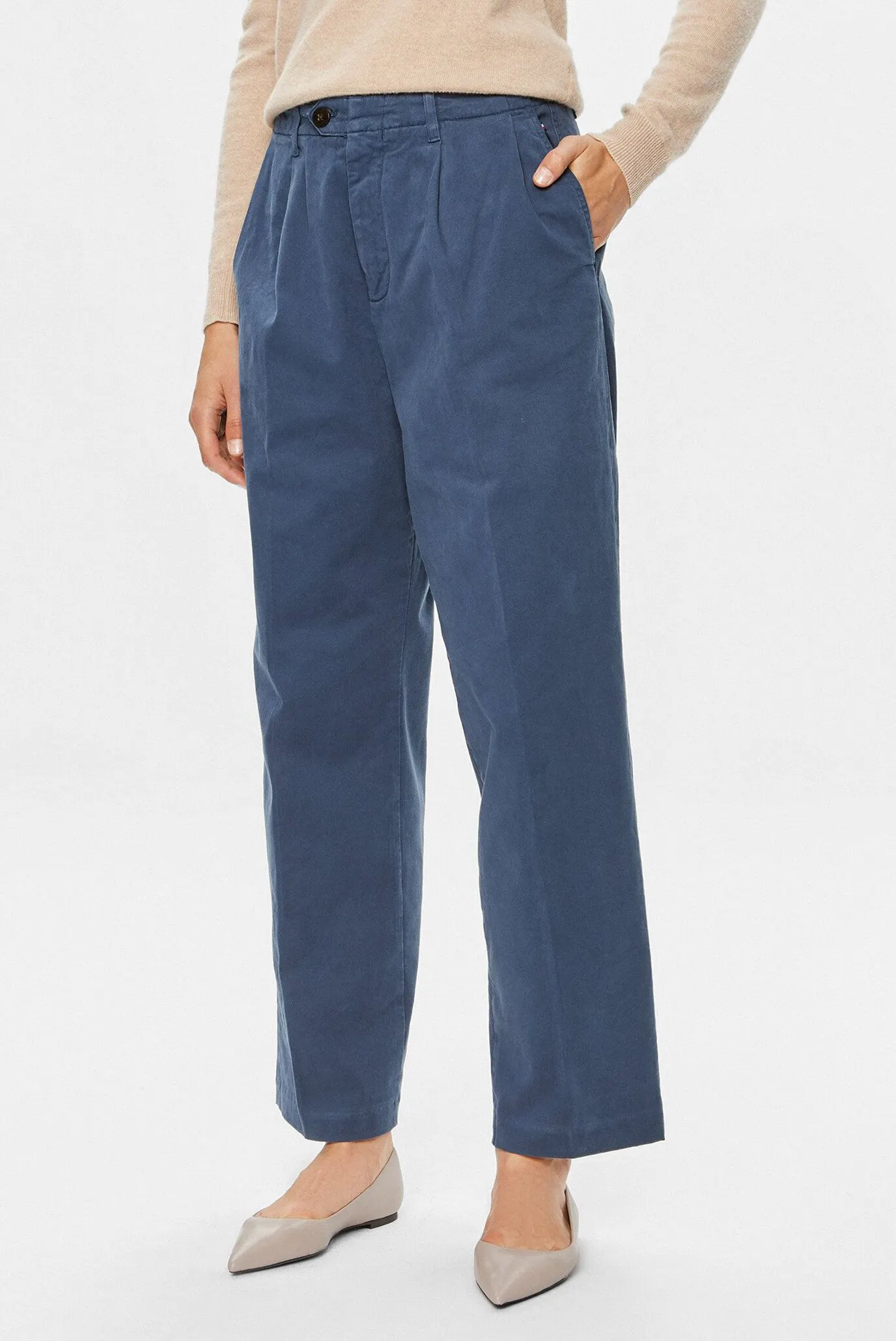 Штаны RELAXED STRAIGHT PLEATED CHINO 1