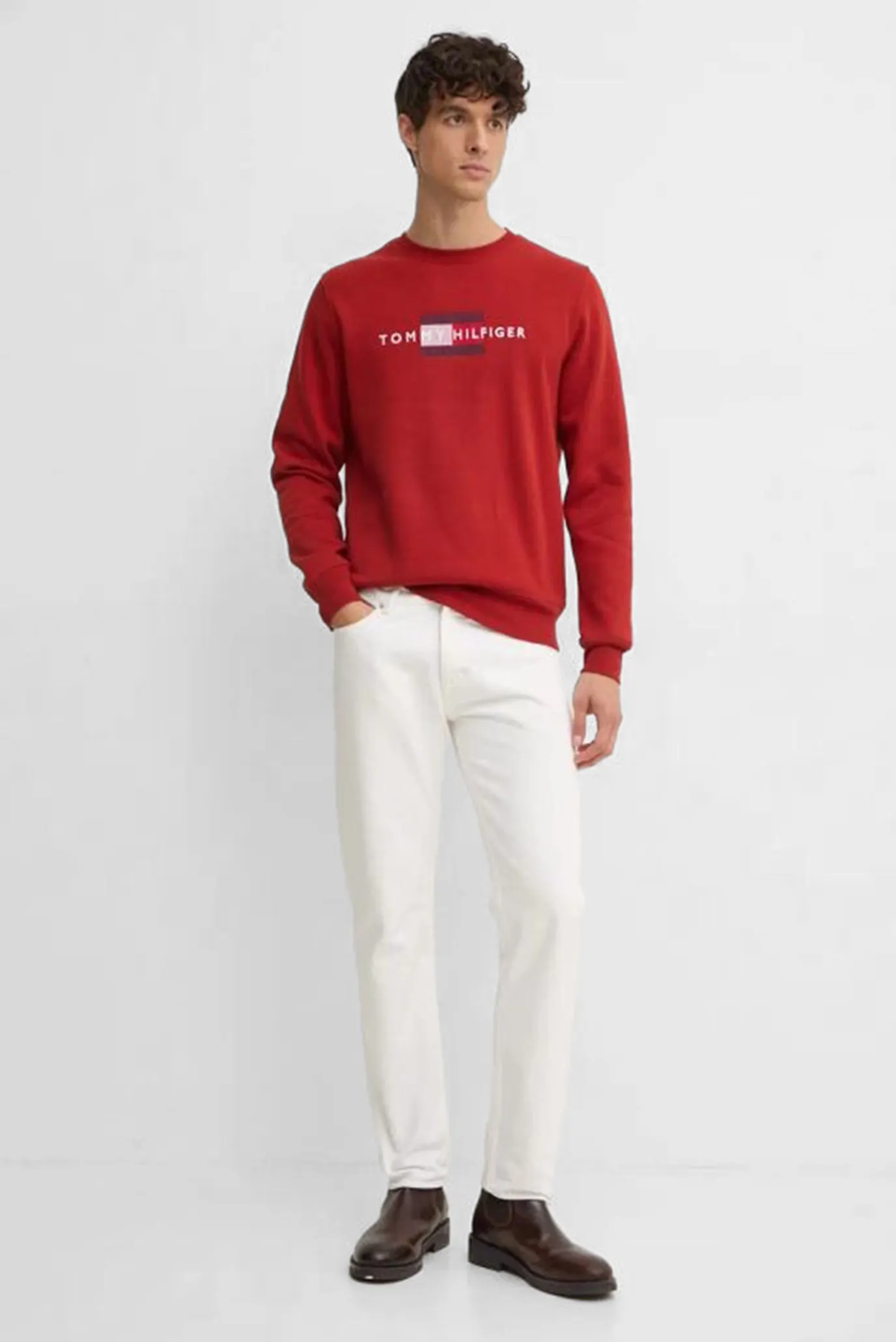 Svitshot HILFIGER FLAG EMBRO SWEATSHIRT 2