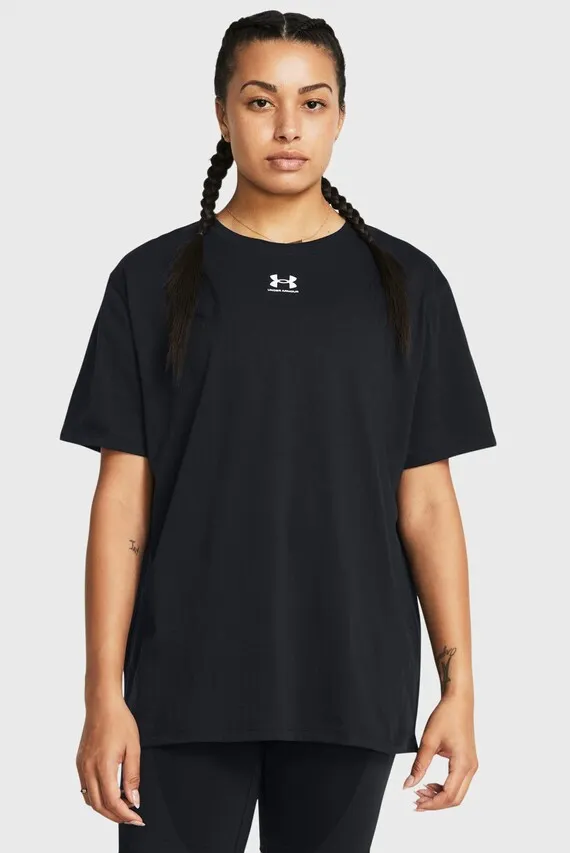 Футболка Campus Oversize SS-BLK Under Armour