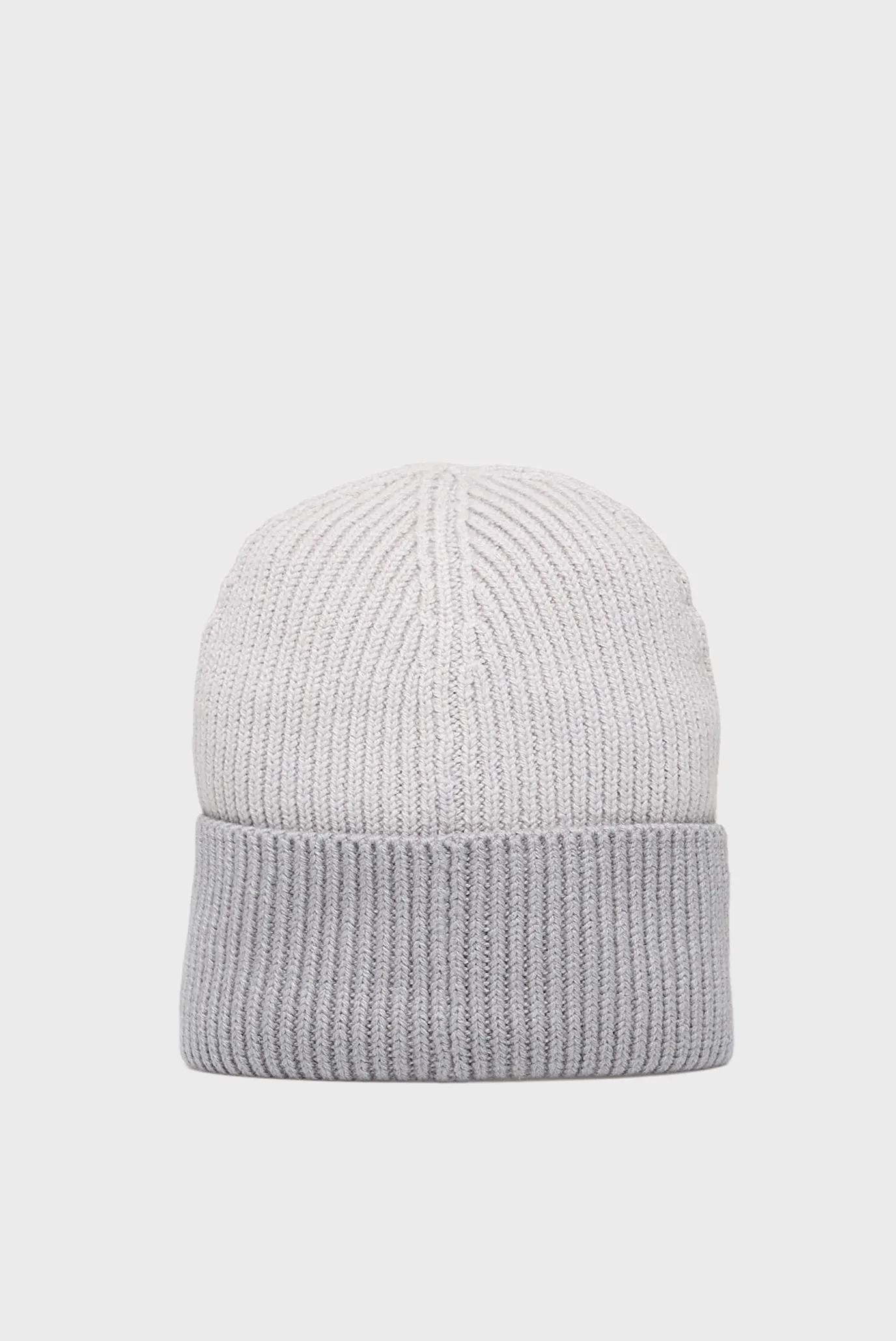 Шапка/PATCH WOOL CHUNKY RIB BEANIE 2