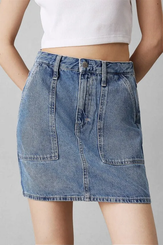 Юбка A- LINE MINI SKIRT Calvin Klein Jeans