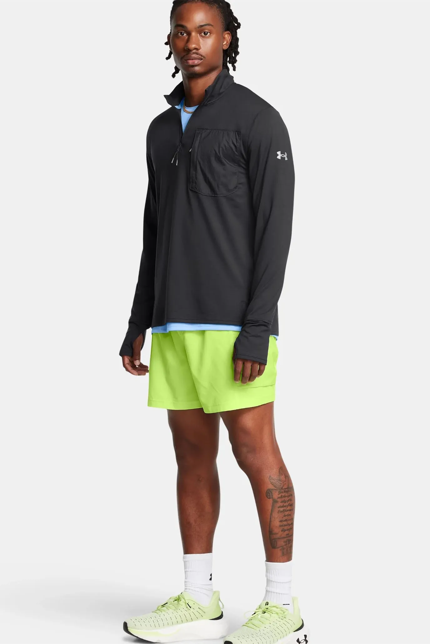 Лонгслив UA TRAIL RUN QUARTER ZIP 2
