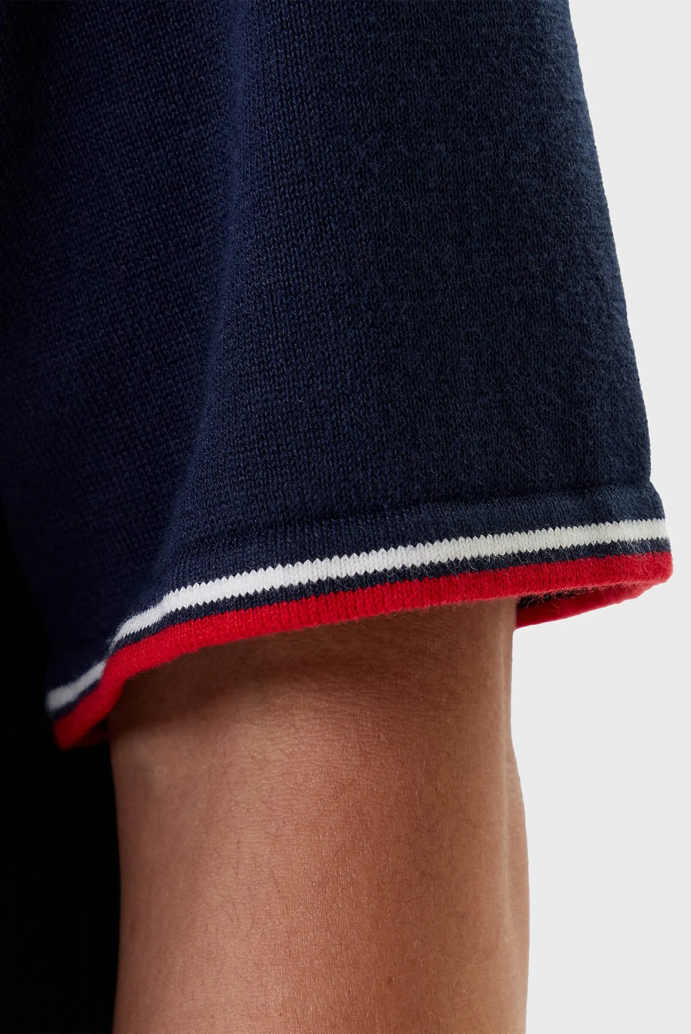 Поло/CO JERSEY STCH POLO V-NK S/S SWT 5