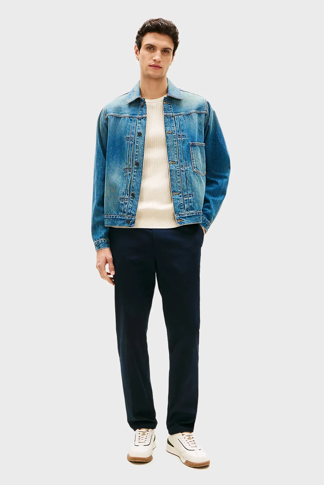 Jins kurtka TRUCKER JKT TYPE 1 MARIO INDIGO 2