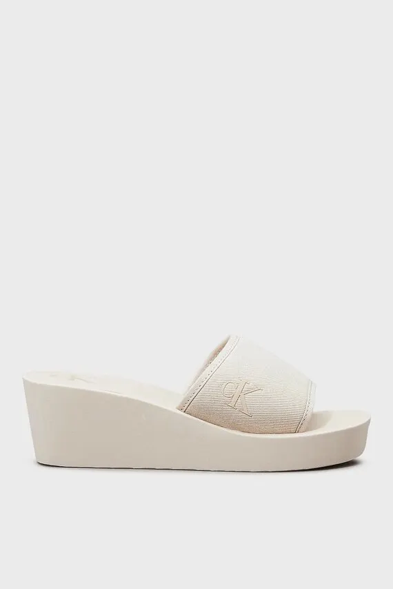 Слайдеры BEACH WEDGE SLIDE CANVAS Calvin Klein Jeans