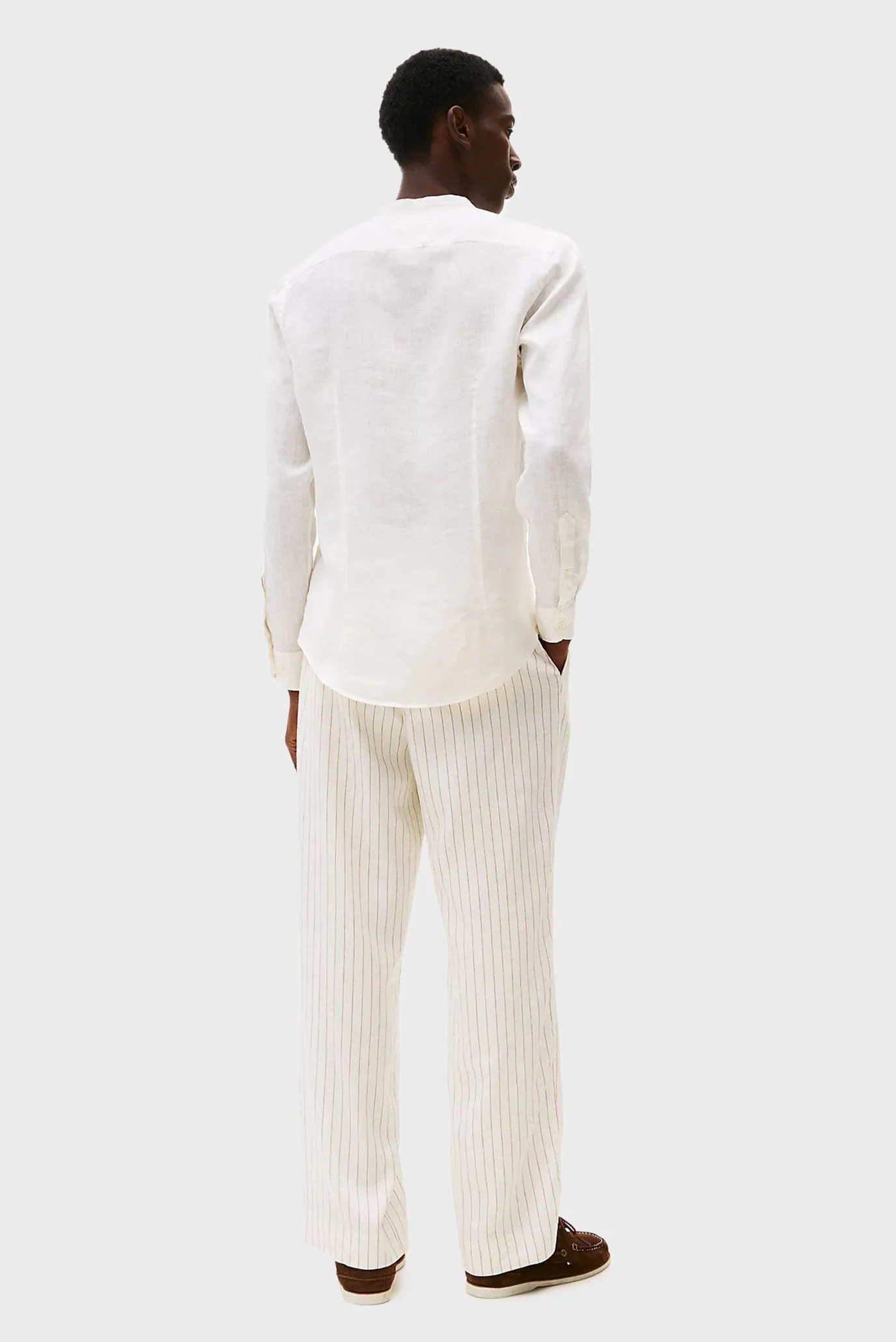 Ko'ylak DC BAND COLLAR LINEN SHIRT 3