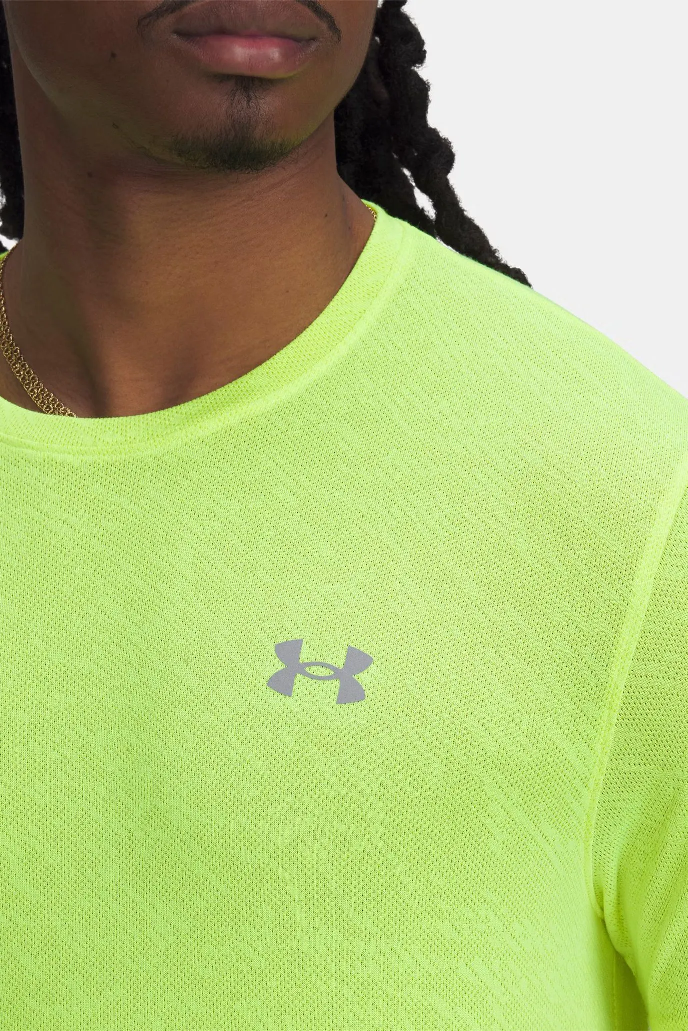 Futbolka UA LAUNCH CAMO SHORTSLEEVE-YLW 3