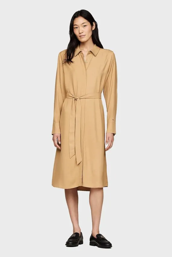 Платье FLUID VISCOSE SHIRT DRESS Tommy Hilfiger