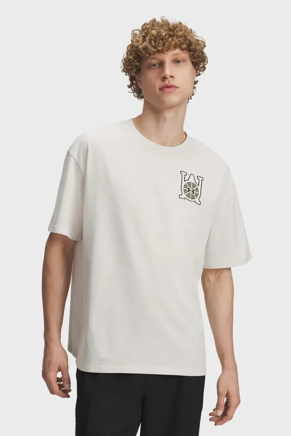 Футболка/UA M HWT OS Hoops Courtside Under Armour