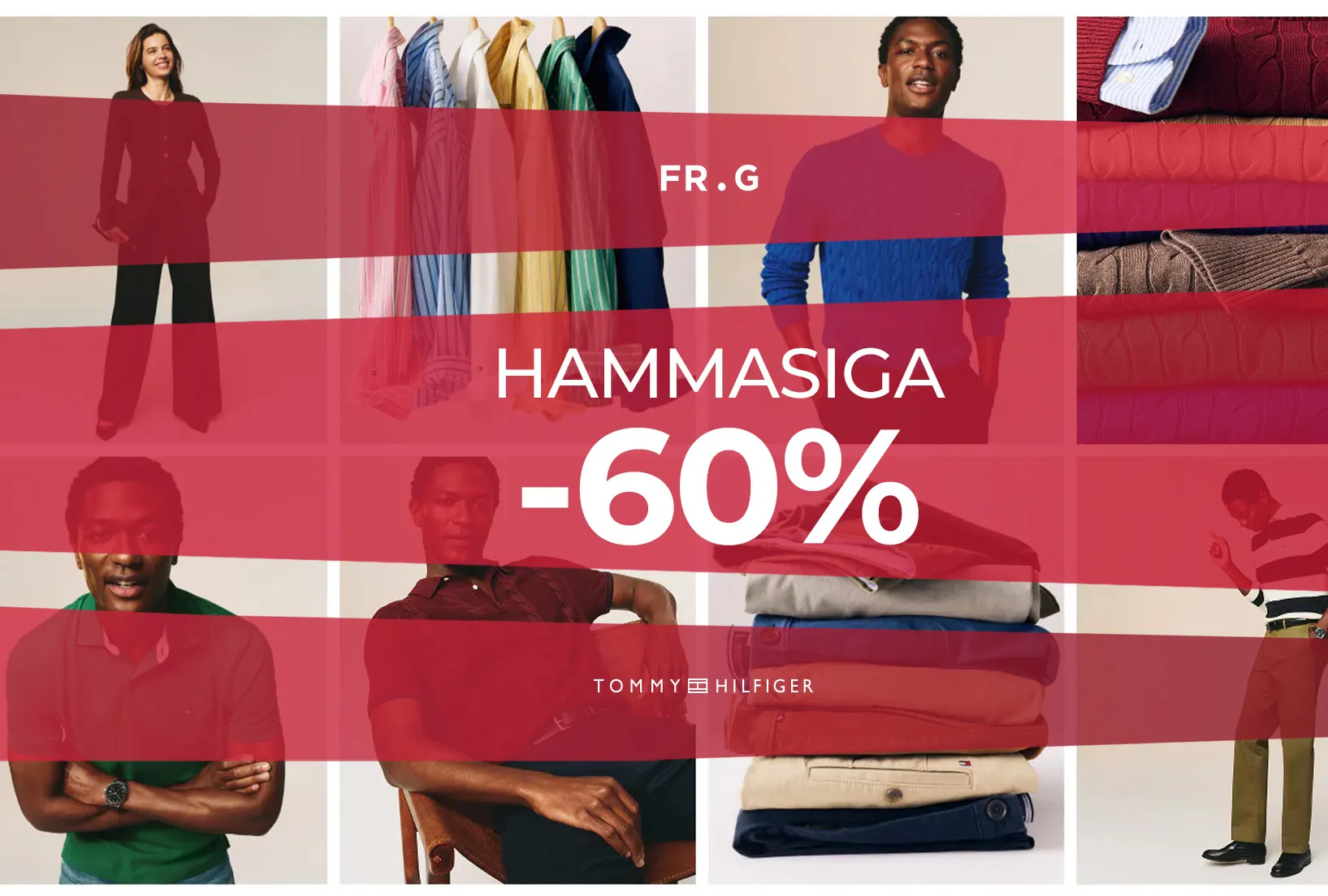 Tommy Hilfiger: -60% hammasiga!