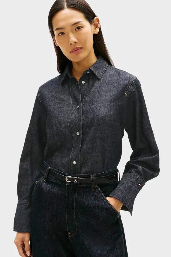 Ko'ylak DNM PURE RELAXED SHIRT LS Tommy Hilfiger