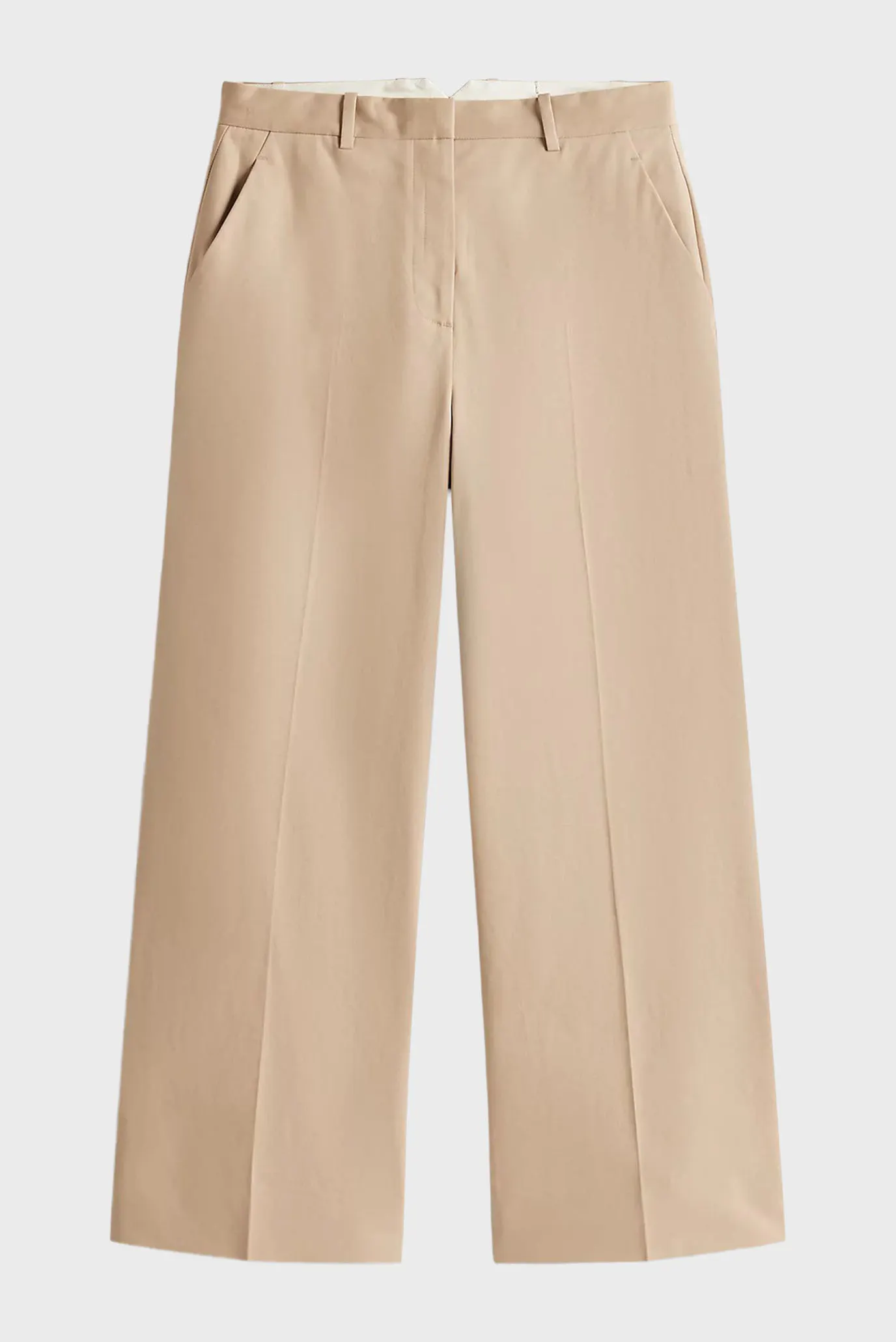 Штаны COTTON WIDE LEG ANKLE CHINO PANT 6