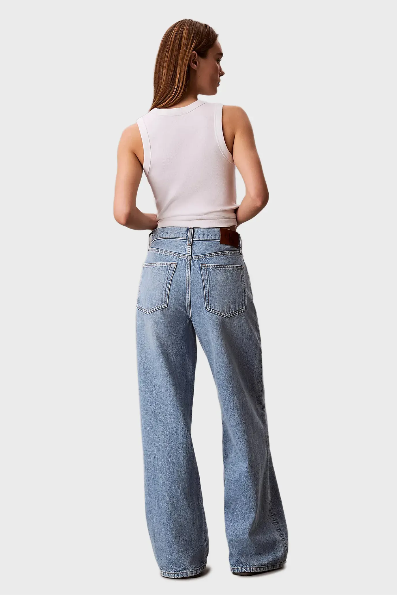 Джинсы/THE WIDE LEG SAGE STONE 4