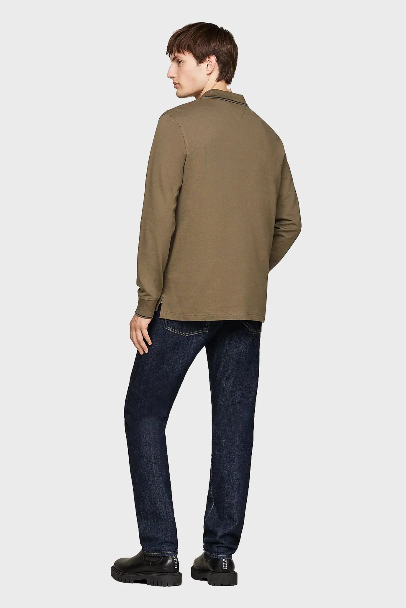 Поло с длинным рукавом LS ZIP RWB DETAIL REG POLO 3