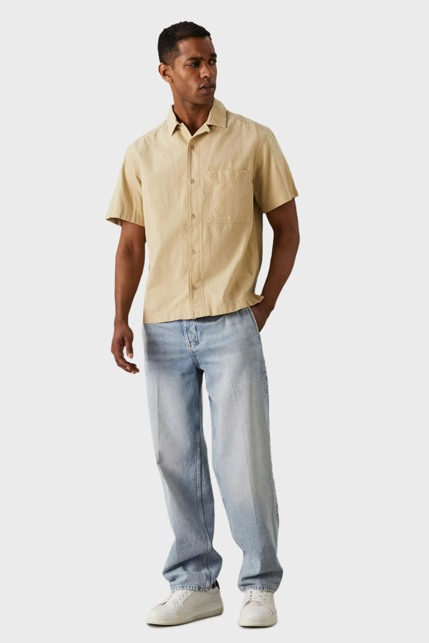 Yengi kalta ko'ylak TEXTURED COTTON SS SHIRT 2