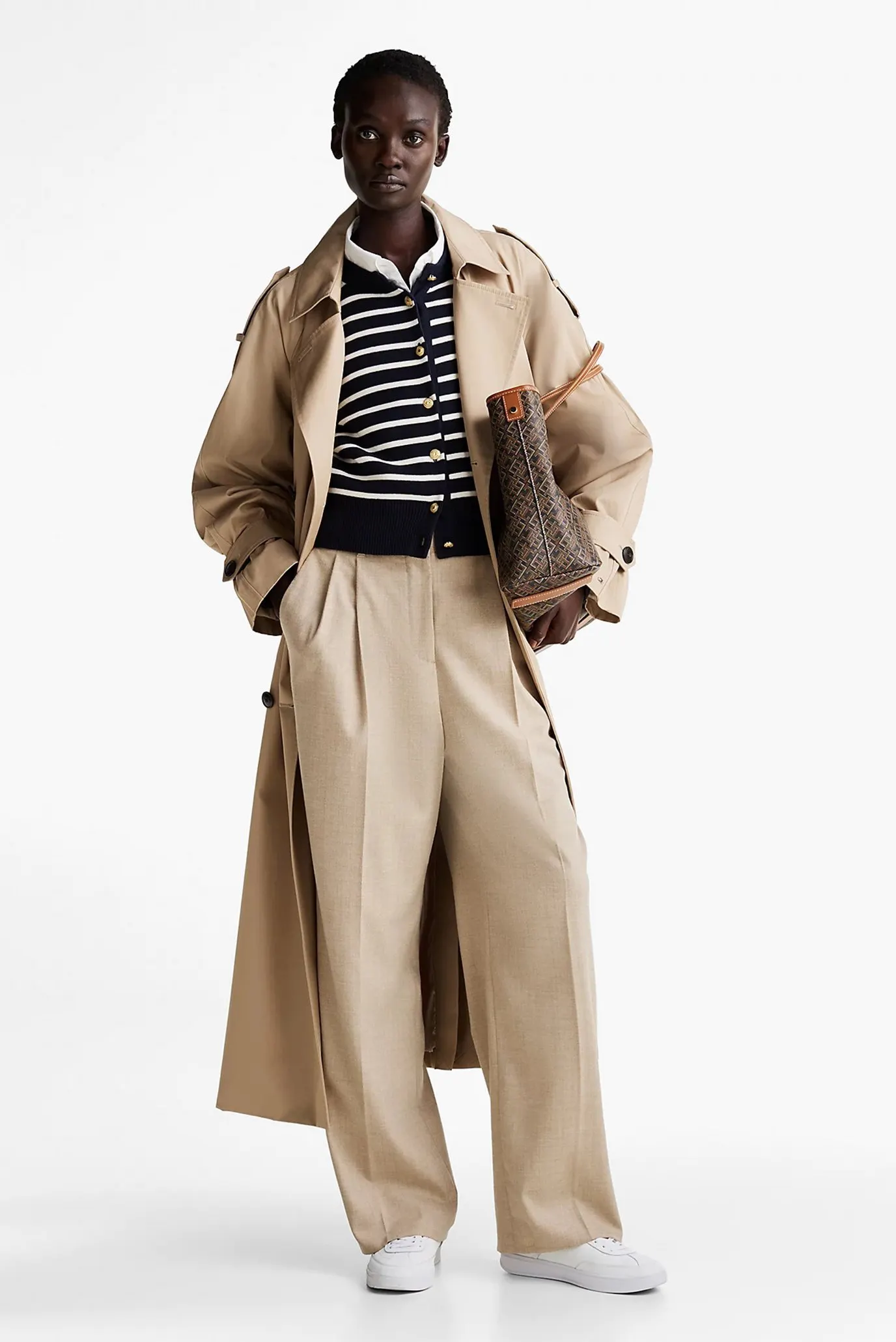 Ishton SOFT WOOL MIX RELAXED STR PANT 2