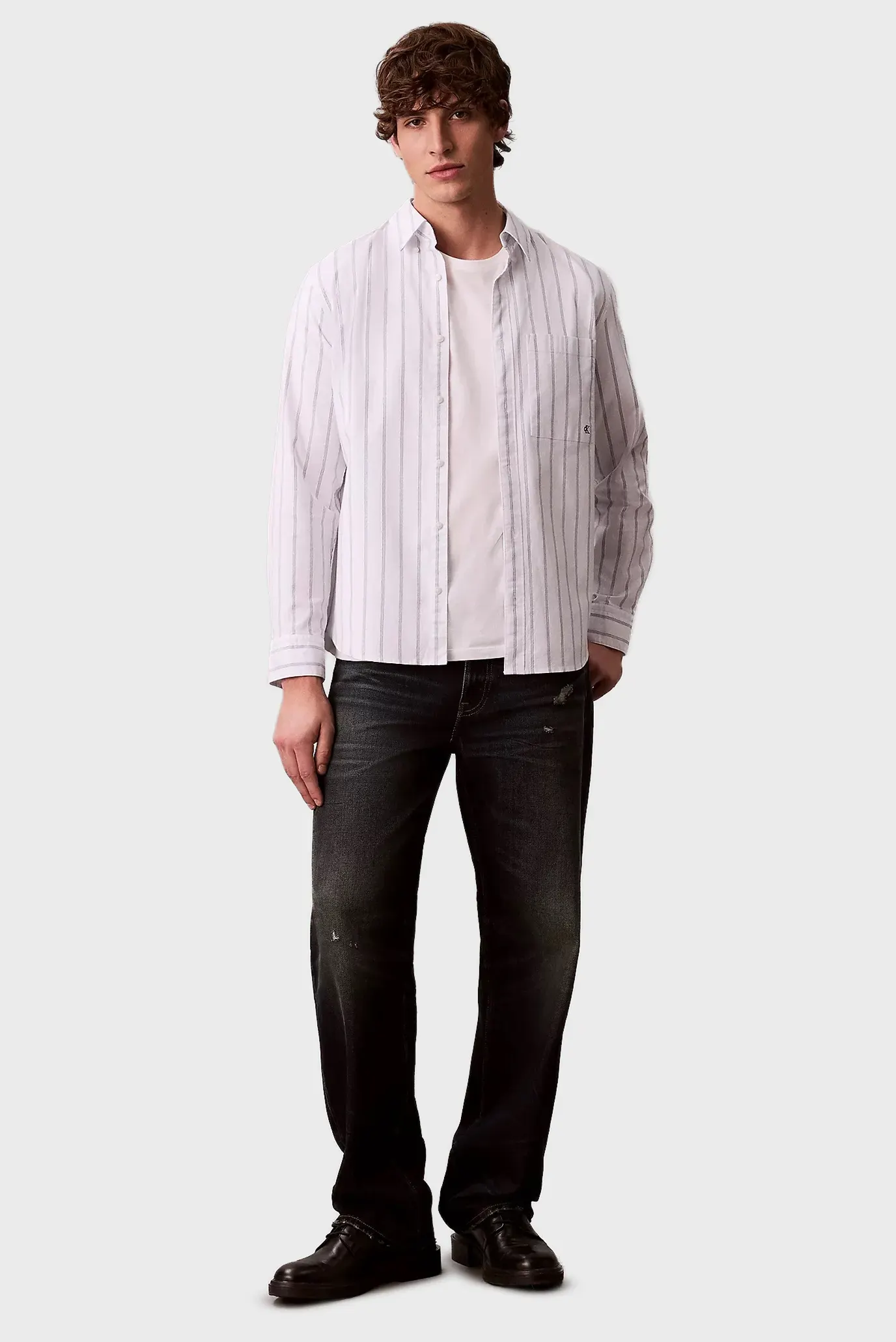 Рубашка LS STRIPE OXFORD CLASSIC SHIRT 2