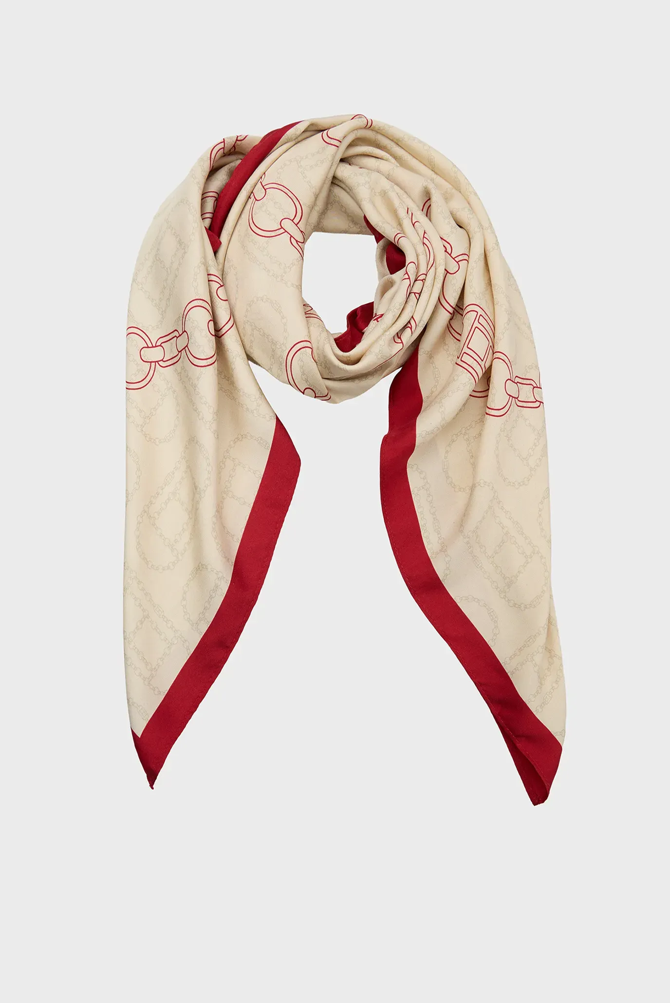 Шарф/CHAIN SILK LARGE SCARF 1