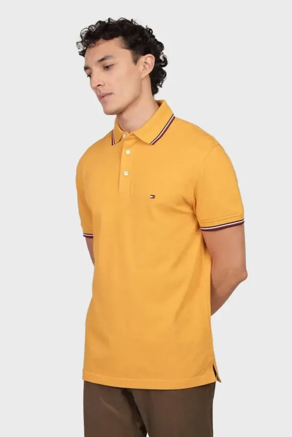 Поло 1985 RWB TIPPED SLIM POLO Tommy Hilfiger