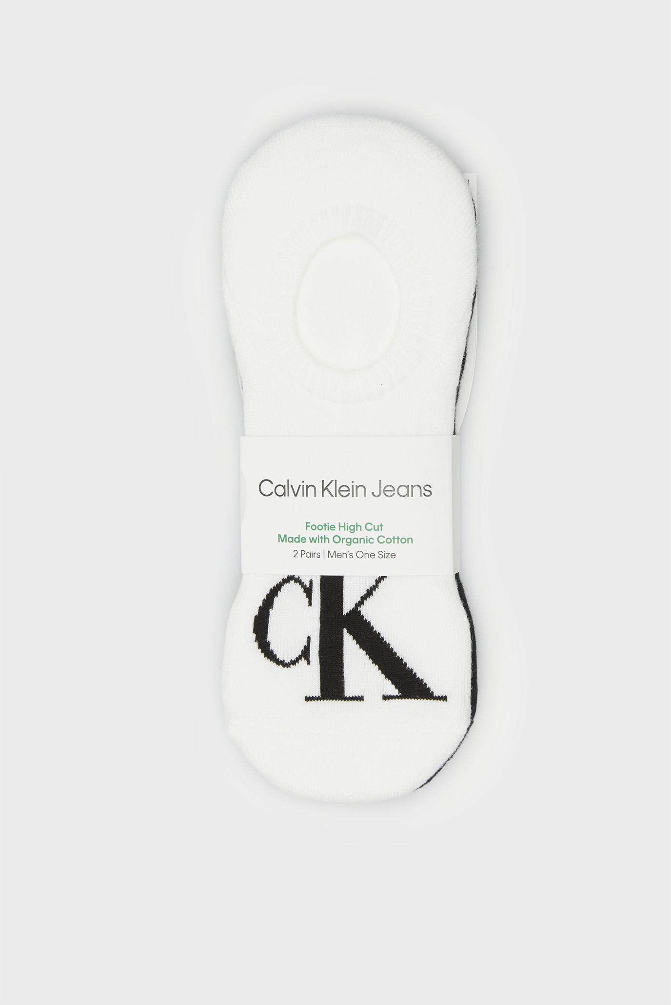 Kalta paypoq CKJ MEN FOOTIE HIGH CUT 2P LOGO 1