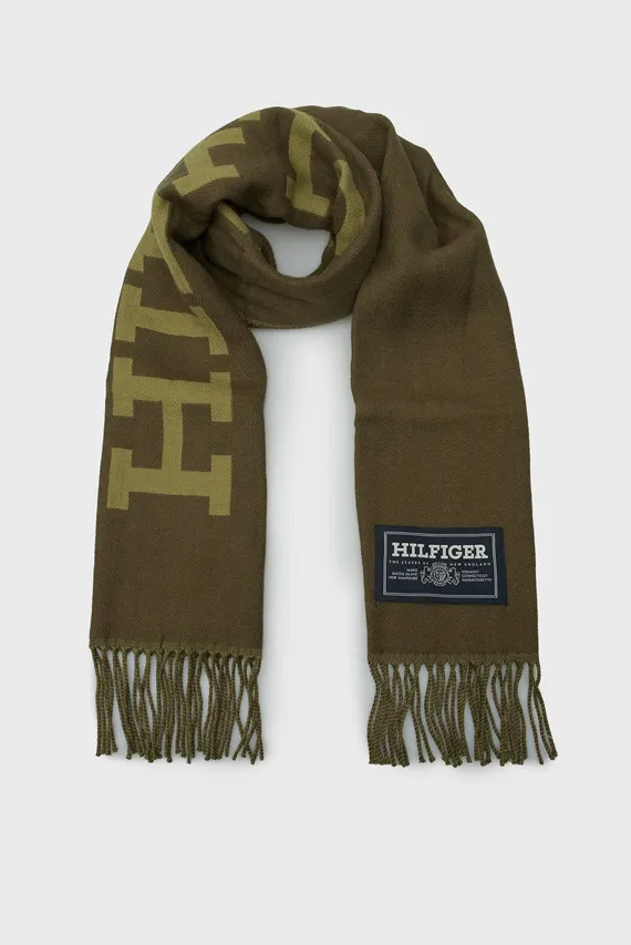 Шарф TH MONOTYPE WOOL SCARF Tommy Hilfiger