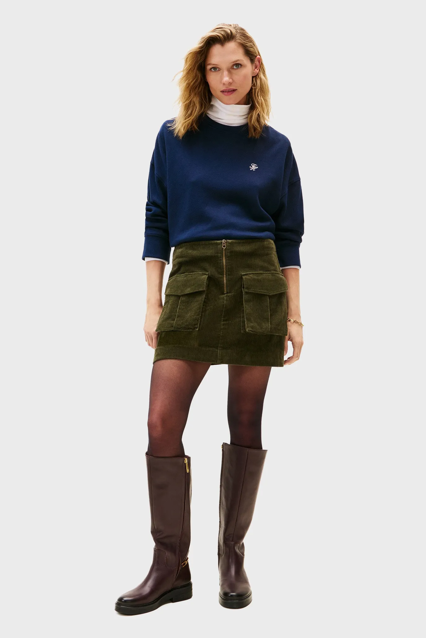 Svitshot TH SCRIPT PIQUE SWEATSHIRT 2