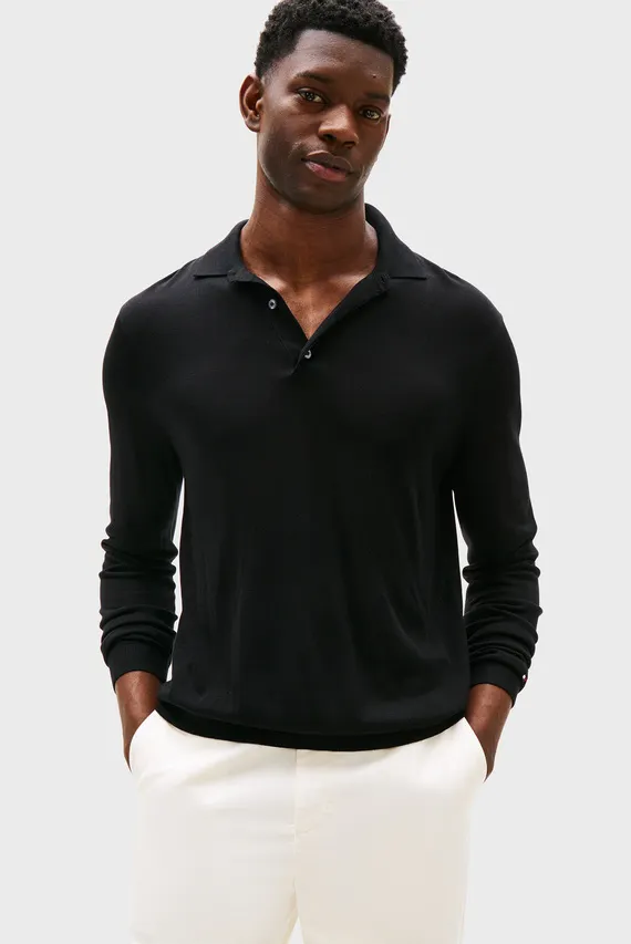 Поло/DC SILK BLEND BUTTON POLO Tommy Hilfiger