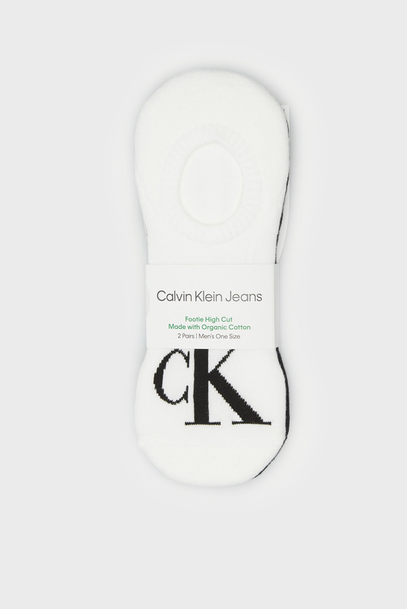 Kalta paypoq CKJ MEN FOOTIE HIGH CUT 2P LOGO Calvin Klein Jeans