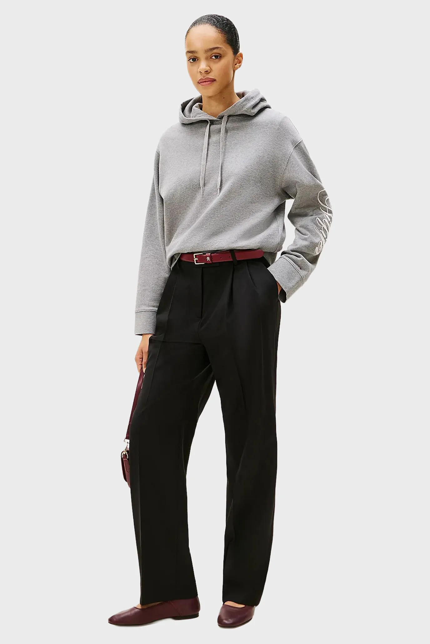 Hudi SCRIPT MDRN REG TERRY HOODIE 2