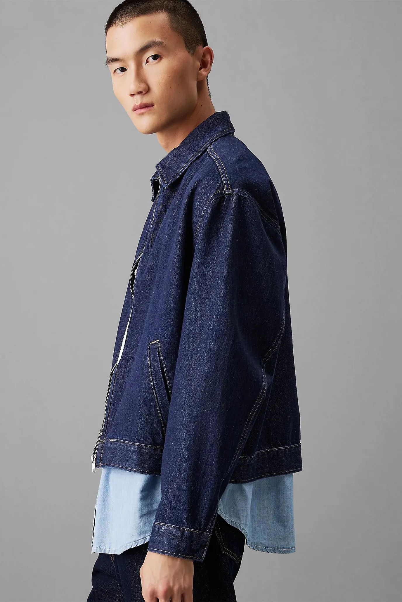 Jins kurtka RELAXED ZIP DENIM JACKET 4