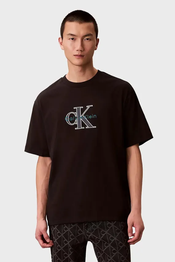 Futbolka/SS 16S TRICOLOR MONOLOGO GRAPHIC Calvin Klein Jeans