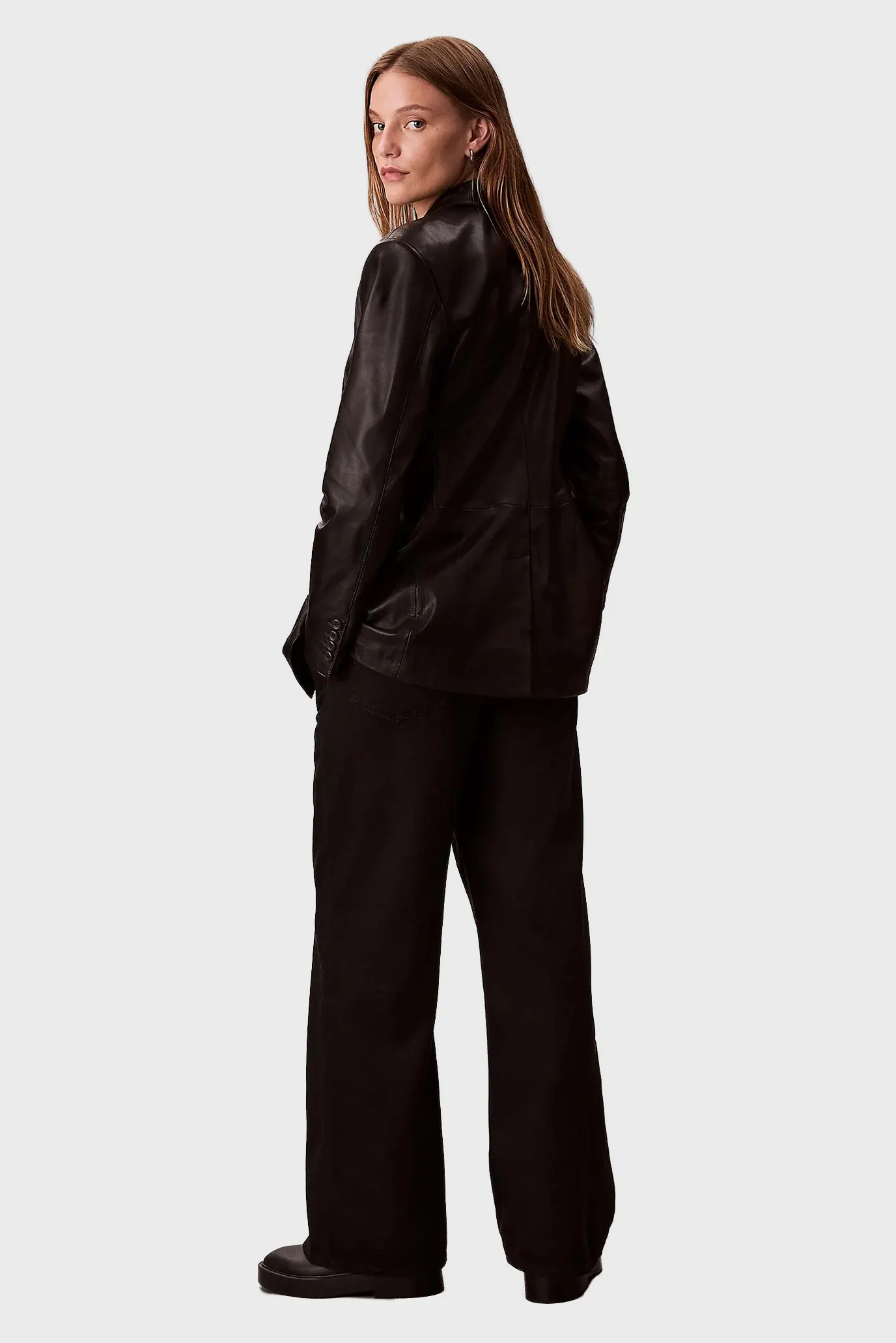 Jins shim TENCEL ULTRA HIGH WIDE LEG CLASS 4