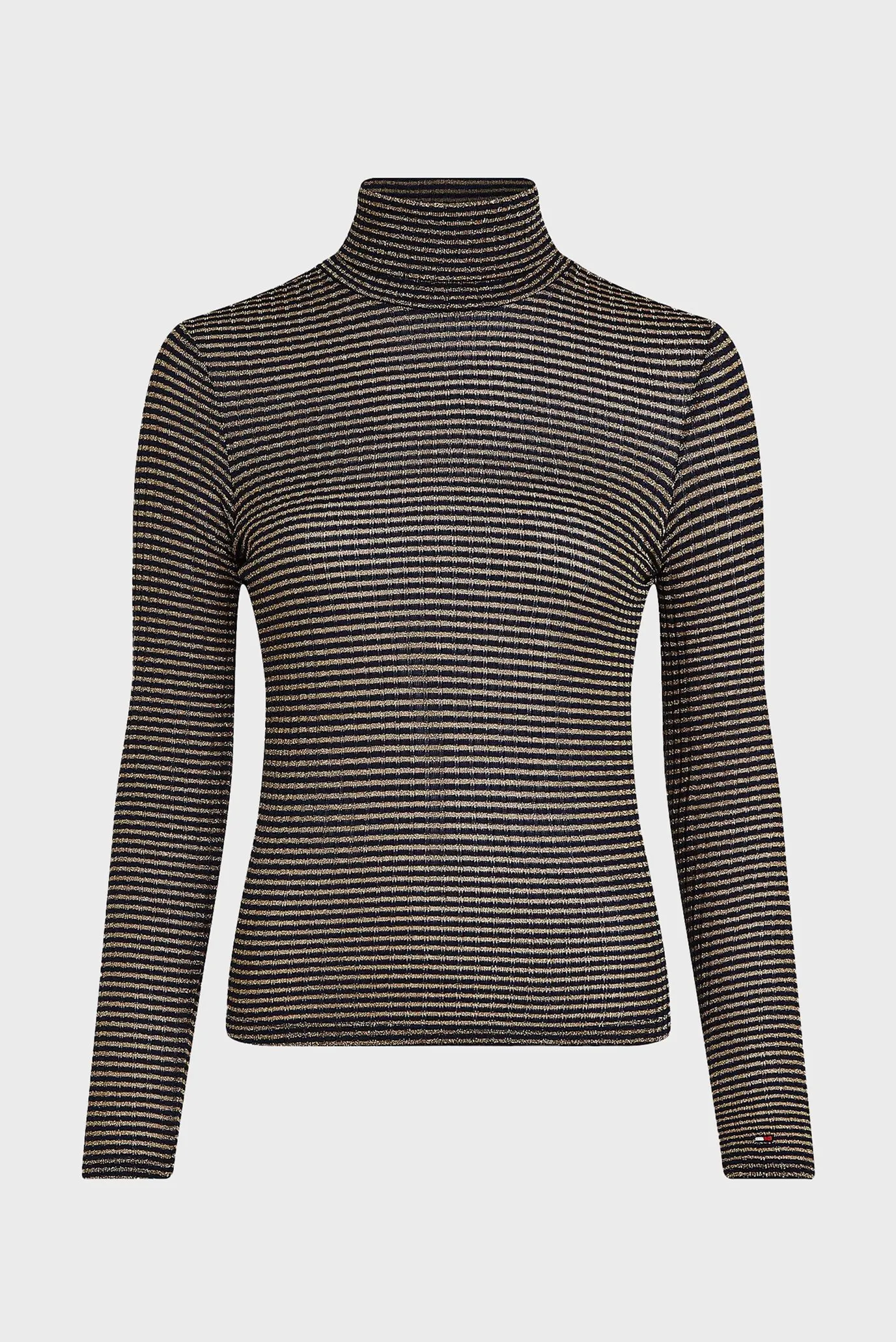 Лонгслив GOLD RIB STRIPE ROLL-NK LS 5